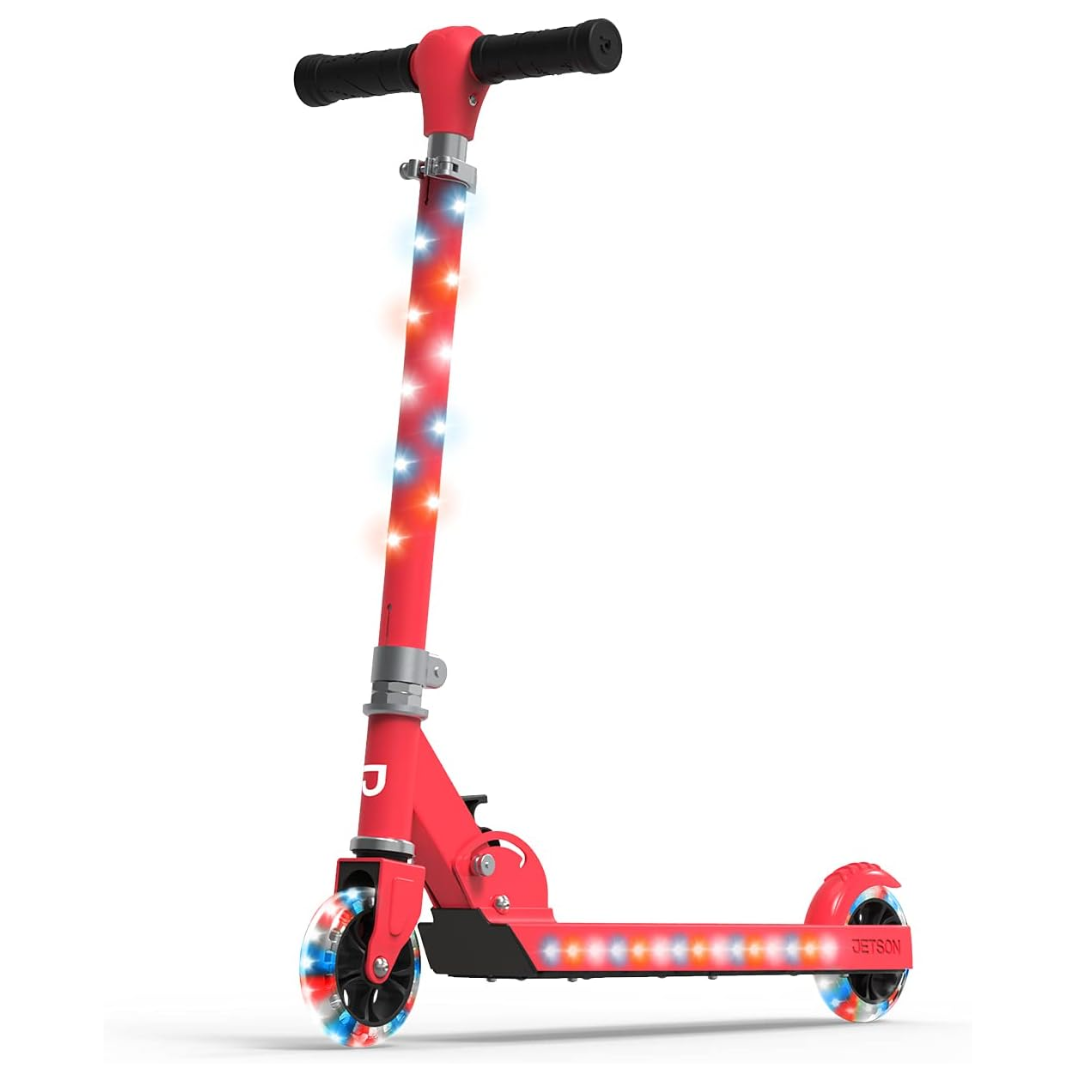 Kick Scooter for Kids with LED Outdoor Riding