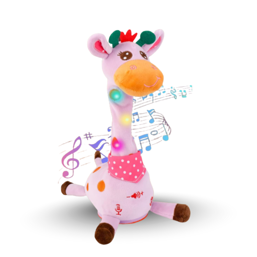 Plush Toy Dancing With Music Voice Recording and LED