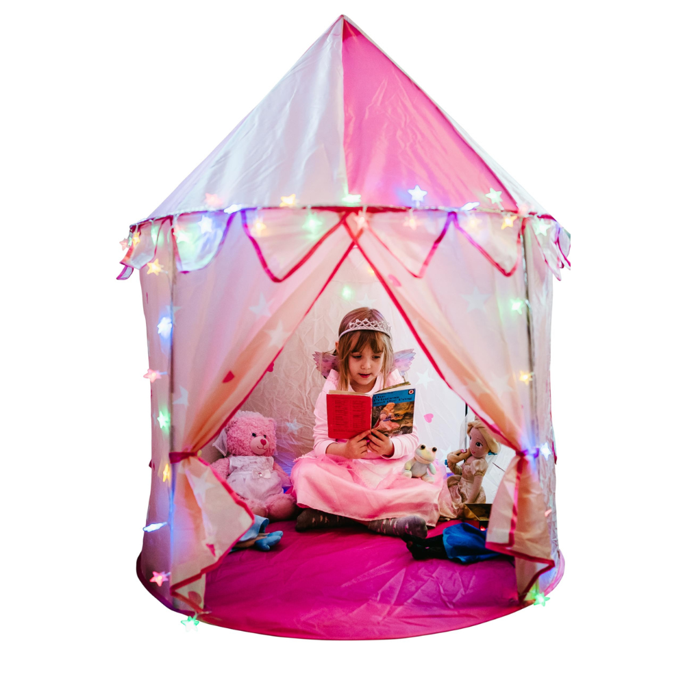 Princess-Themed Castle Play Tent for Kids