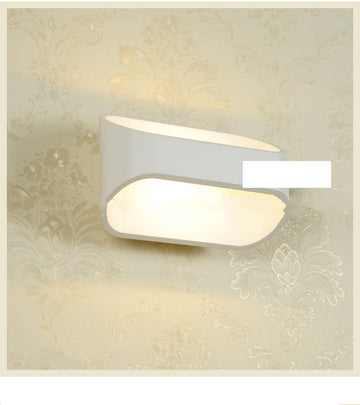 LED Wall Fixture, Futuristic Aluminum Look