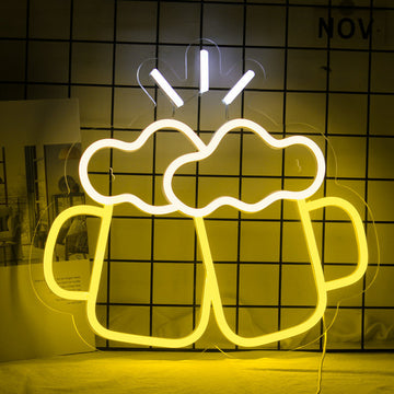 LED Neon Bar Beer Cheers Art Sign