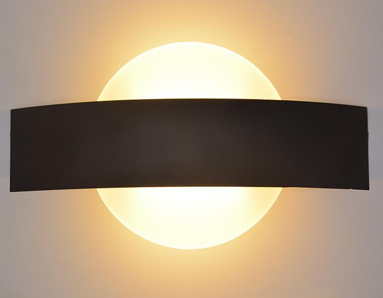 LED Wall Fixture for Corridor, Minimalistic Style