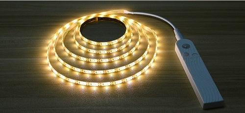 Sensor-Activated LED Kitchen Fixture, Yellow Tone, 3m
