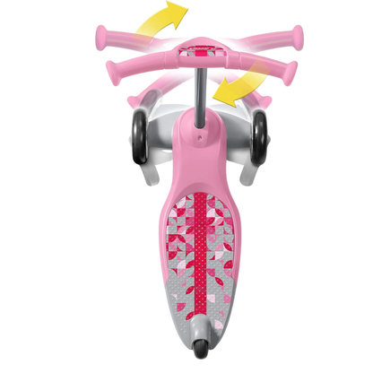 3-Wheel Scooter with Wide Deck and Rear Brake