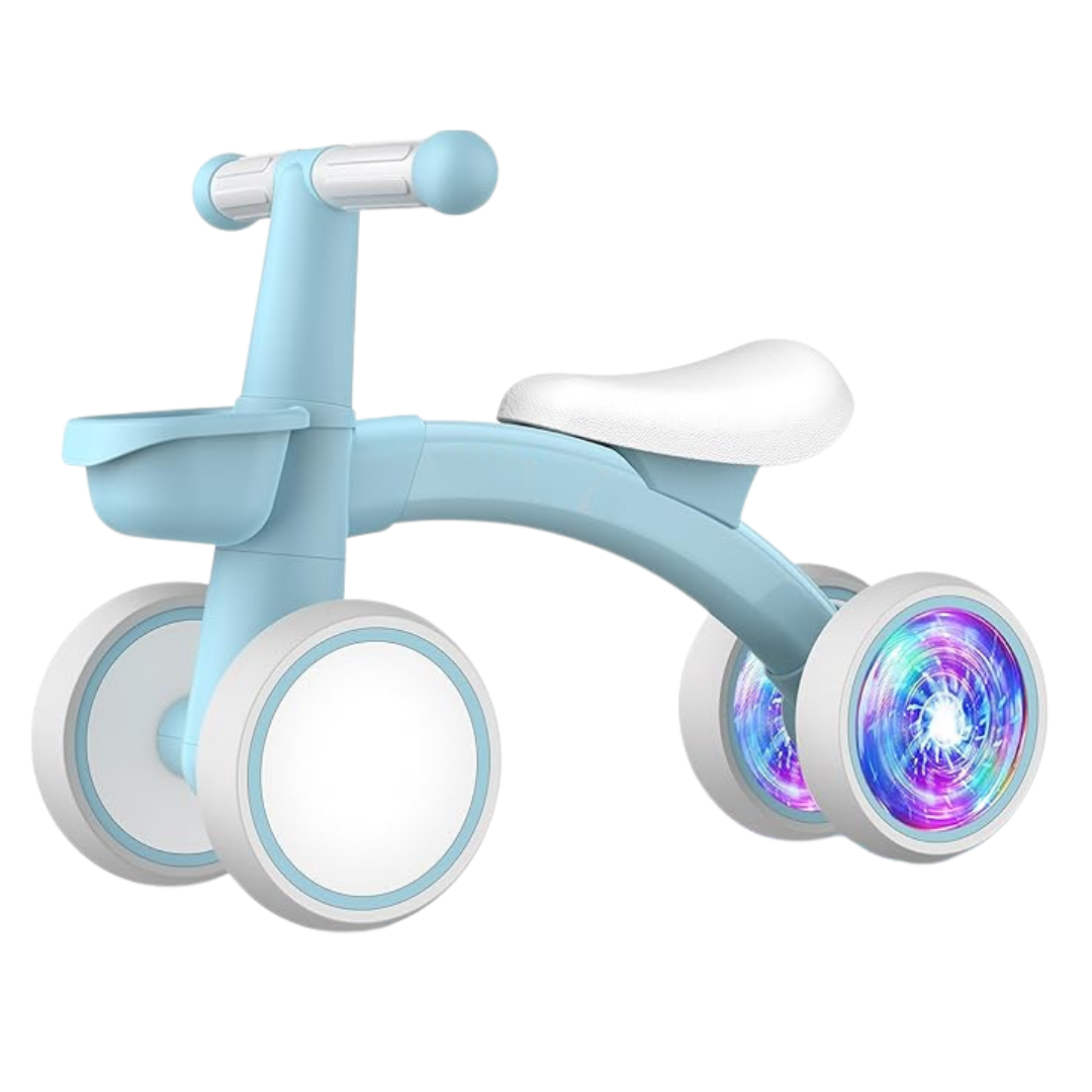 Balance Bike With Glow Rear Wheels for Early Riders