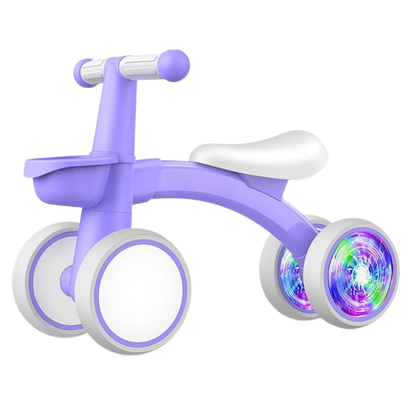 Balance Bike With Glow Rear Wheels for Early Riders