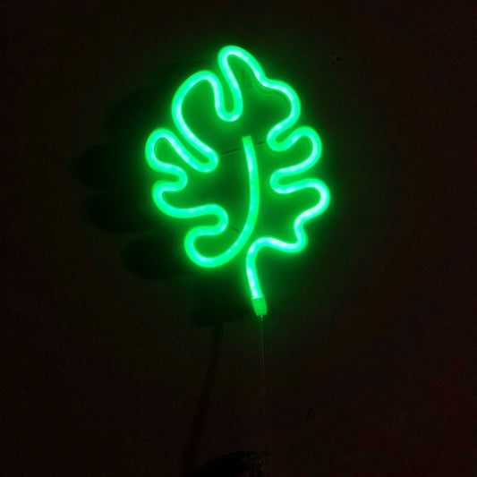 LED Neon Tree Leaf Decorative Wall Art