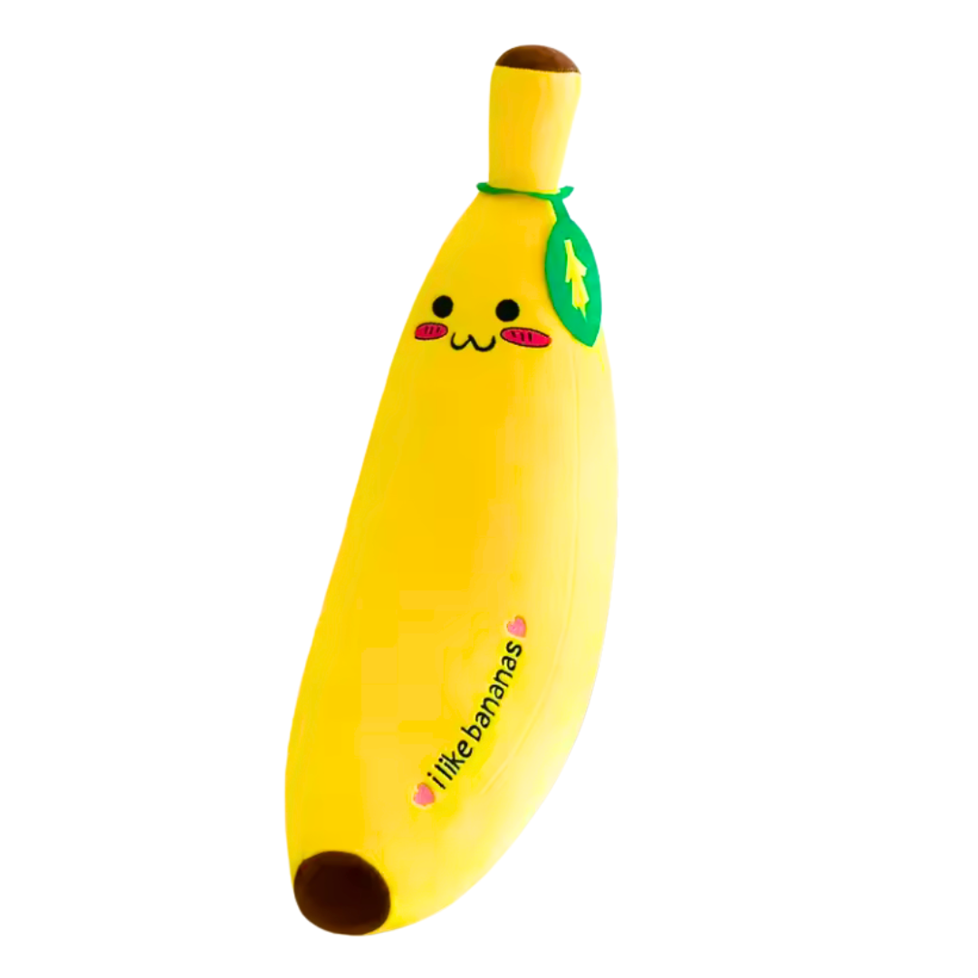 Plush Pillow with Banana Theme for Kids