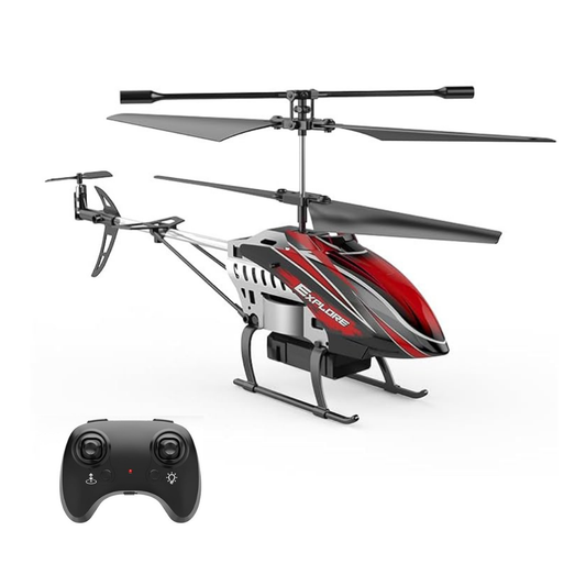 Remote Control Helicopter With Gyro Support and LED