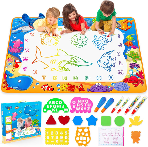Water Mat for Kids’ Reusable Drawing Play