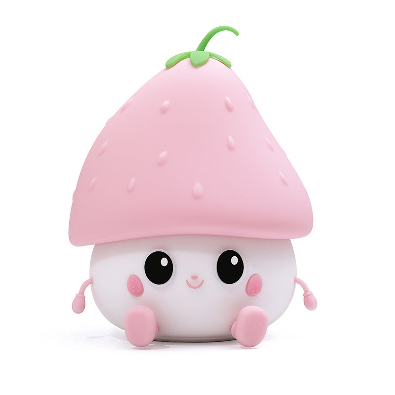 LED Berry Night Lamp, Rechargeable Silicone Mini Unit