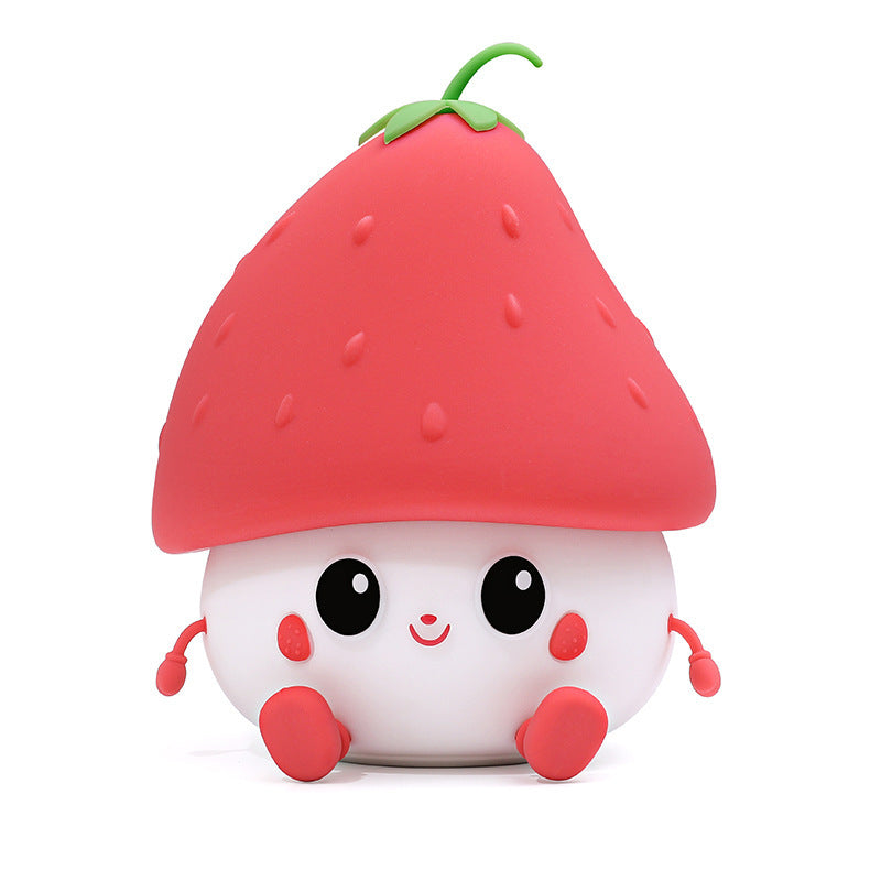LED Berry Night Lamp, Rechargeable Silicone Mini Unit